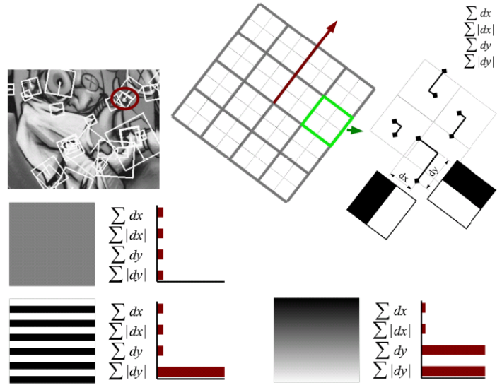 Changes in scale, rotation and illumination